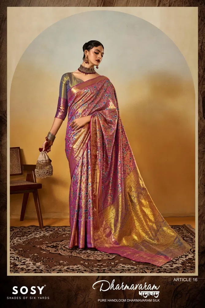 Dharmavaram By Sosy Handloom Silk Sarees Wholesale Market In India 